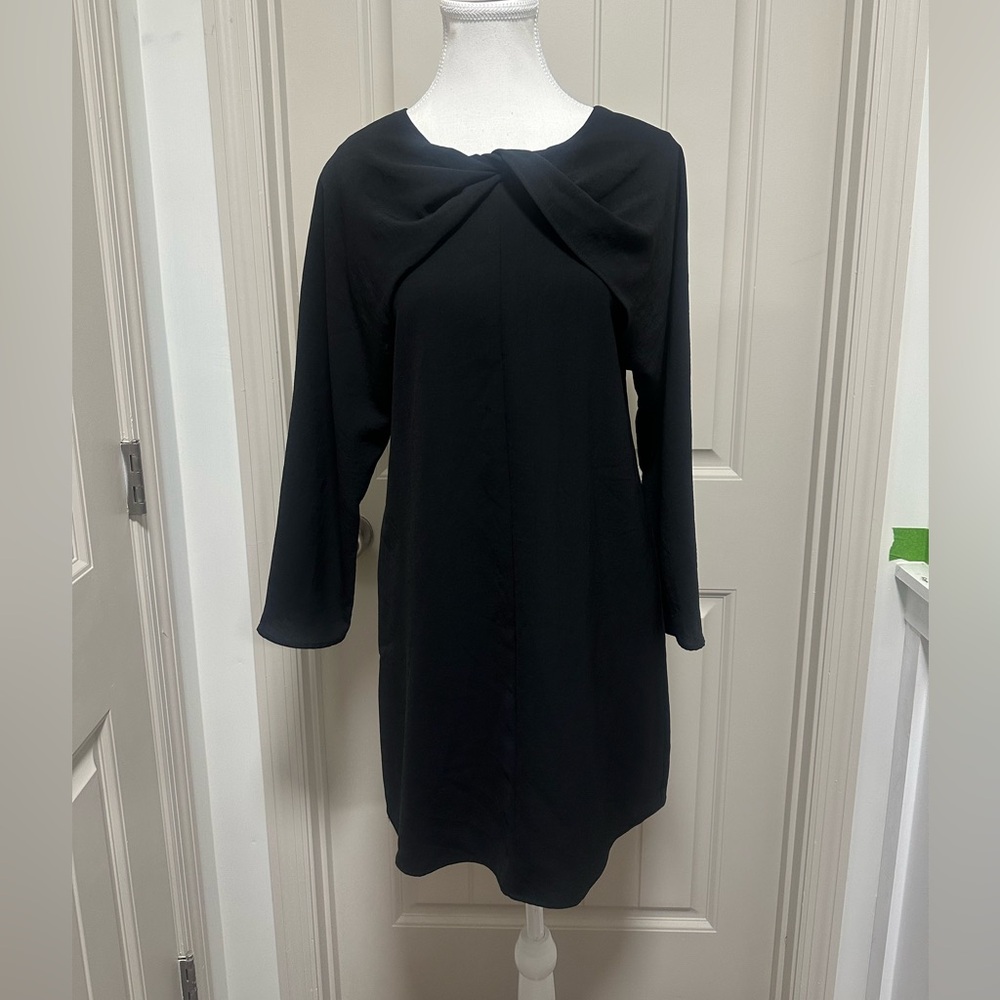 Zara Black Long Sleeve Dress